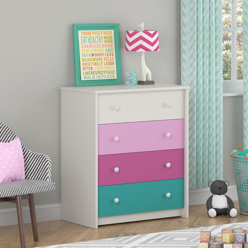 Zoomie Kids Nola 4 Drawer Chest & Reviews Wayfair